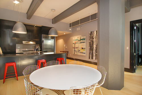 http://www.cheekyliving.com/projects/brooklyn-loft/dining-area/
