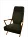 Pair of High Back Modern Lounge Chairs