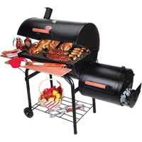 Char-Griller Smokin' Pro Charcoal Grill with Side Smoker