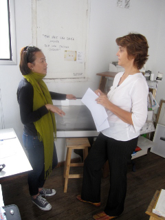 Laura Viñas and Karen Chien