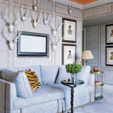 Room Designed by Jeffrey Bilhuber, Elle Decor, May 2007